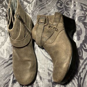 Alegria Woman’s Boots Shoes Brown Leather Size 40 8.5